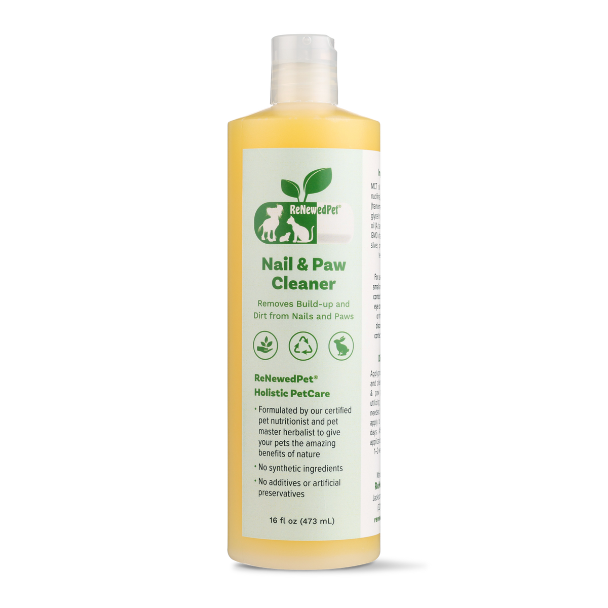 4-ALL PETS natural nail paw cleaner bottle for pets