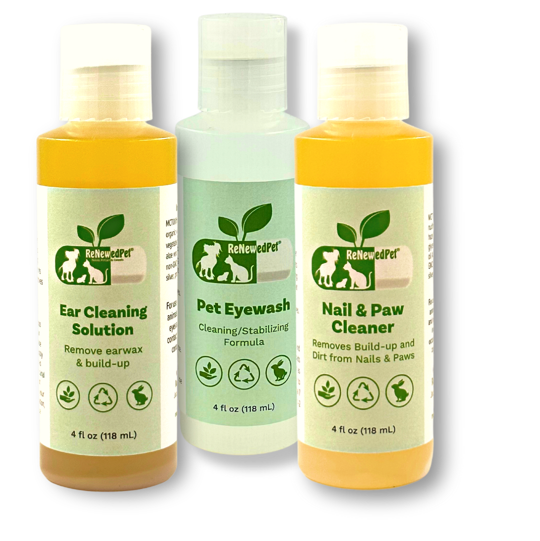 4-ALL PETS organic ear nail and eyewash grooming kit