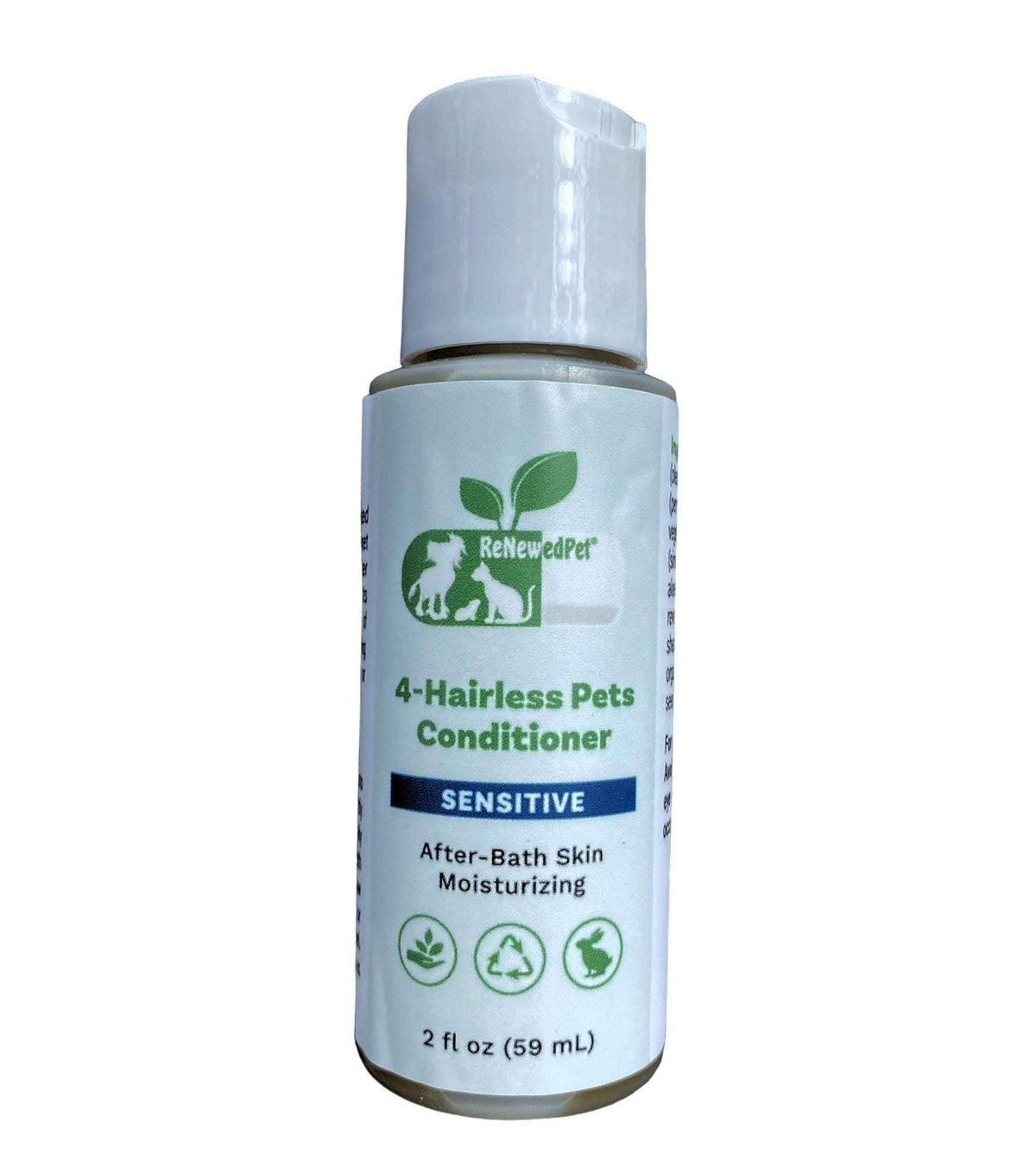 4-Hairless Pets Sensitive Conditioner bottle for hairless pet skin care