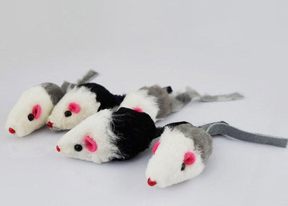 Fake Mouse Tiantian Rabbit Skin Mouse Funny Cat Toy