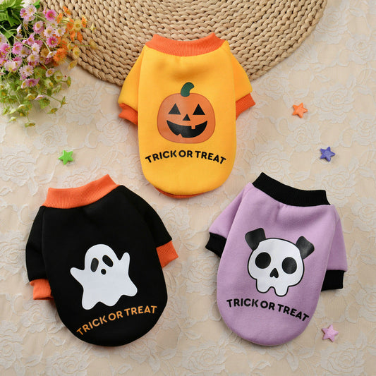 Halloween Skull Dog Sweater