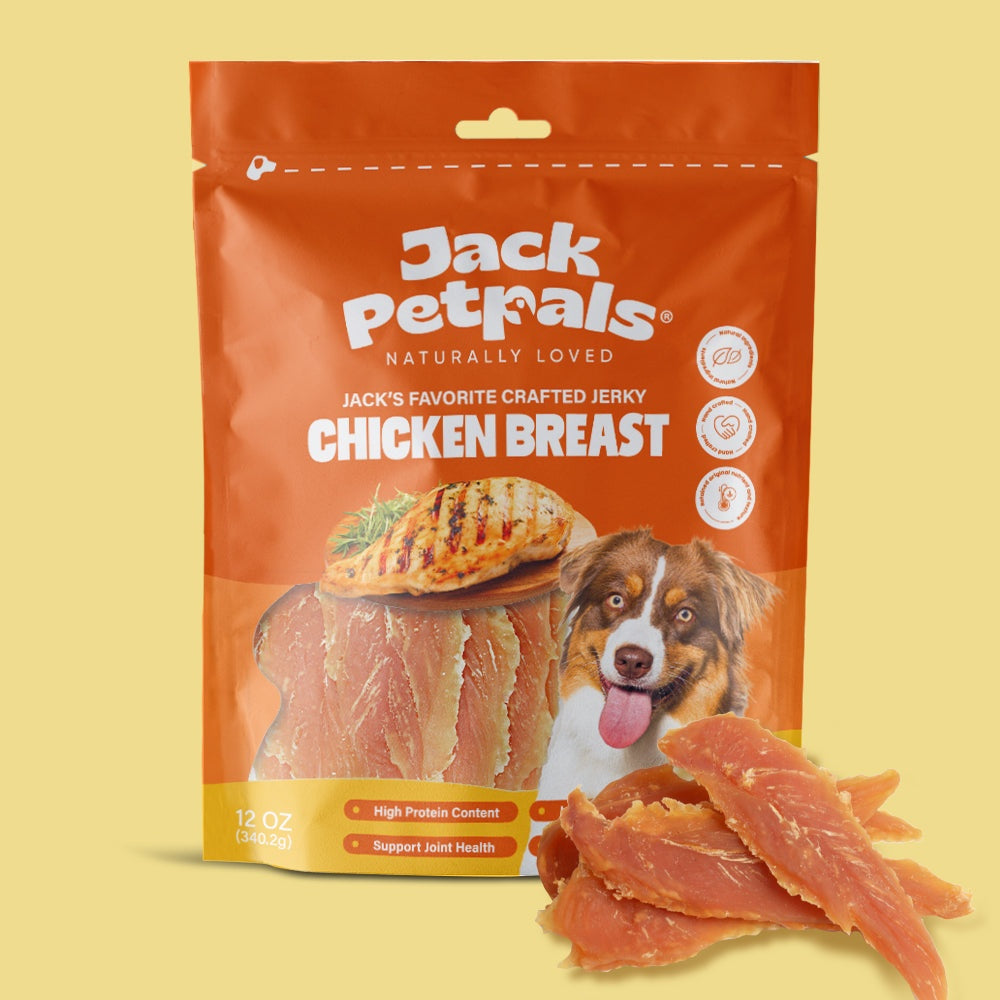 Jack PetPals Handcrafted Jerky Chicken Breast Dog Treats - Wholesome 