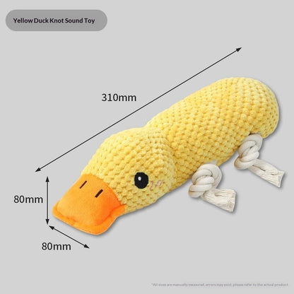 Chewing And Teeth-cleaning Plush Pet Toy With Sound