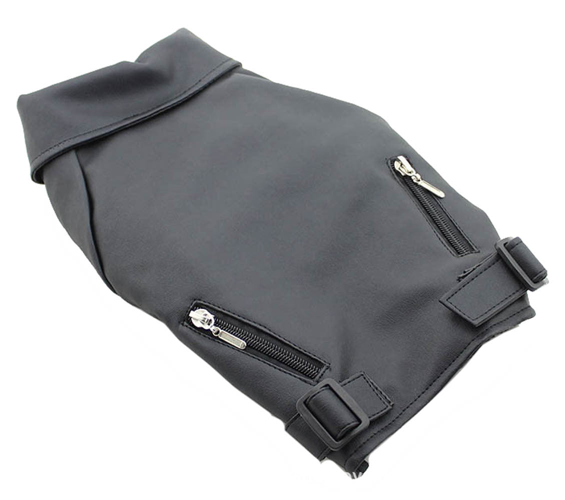 Big Dog Clothes Autumn And Winter Clothing Leather Jacket