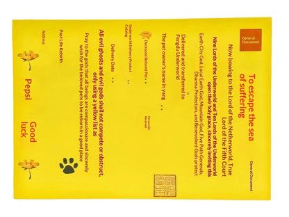 Pet Funeral And Ancestral Rite Paper Offerings
