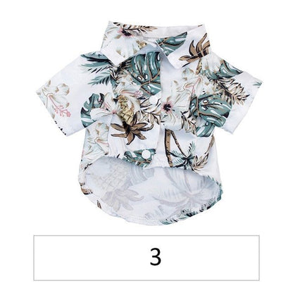 Hawaiian Pet Shirts - Stylish Summer Dog & Cat Shirts, Coconut Print