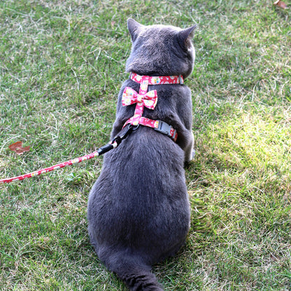 Creative Floral And Japanese Style Cat Leash
