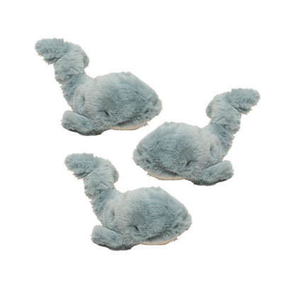 Mobie Whale Wee Huggles® Plush Dog Toys, 3 Pack