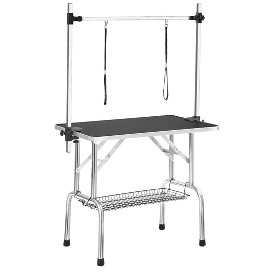 36" Professional Dog Pet Grooming Table Adjustable Heavy Duty Portable w/Arm