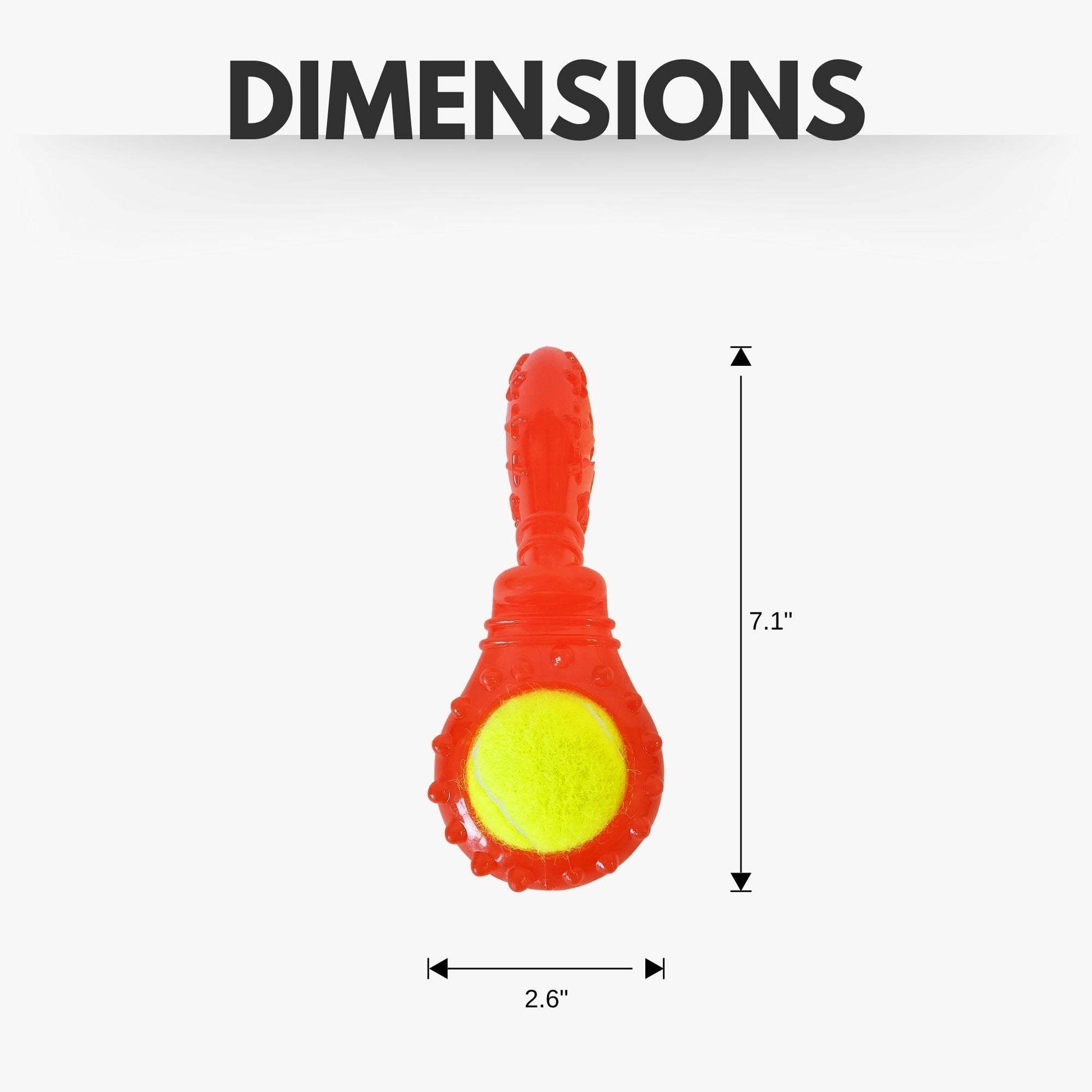 Tennis Ball Dog Toy - Durable Chew Fetch Pack for Medium to Large Dogs
