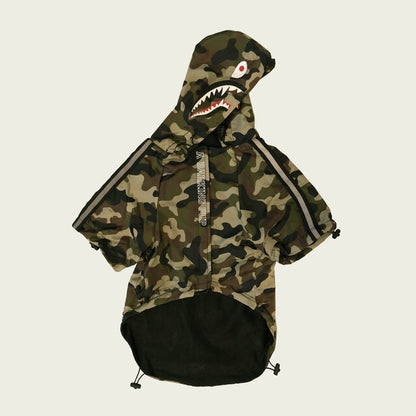 The Dog Face Windproof Waterproof Reflective Pet Cat Dog Jacket