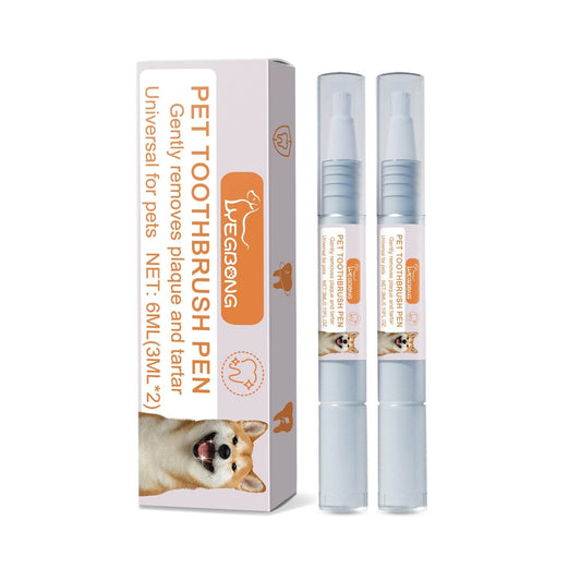 Pet Toothbrush Pen for dogs and cats tartar and bad breath removal