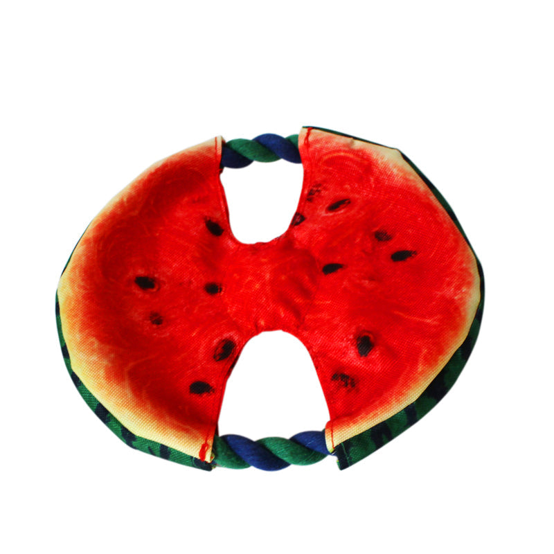 Cotton Rope Watermelon Wrestling Sounding Pet Toy