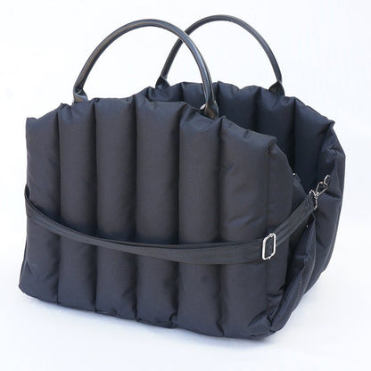 Light khaki pet nest travel cat and dog nest cage mat handbag for winter warmth
