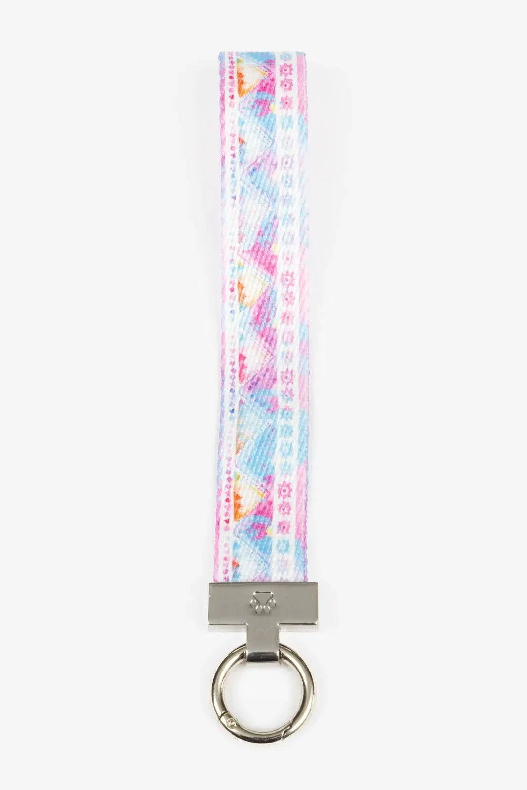 Pink and Blue Tribal Dog Bandana & Keychain – Stylish Pet Accessory