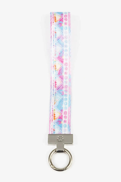 Pink and Blue Tribal Dog Bandana & Keychain – Stylish Pet Accessory