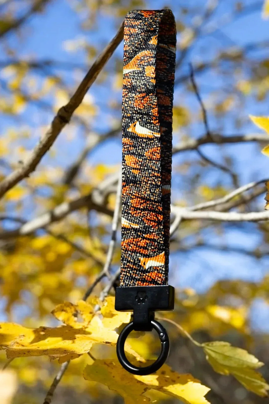 Foxes in Fall Dog Bandana and Matching Keychain Set - Autumn Adventure
