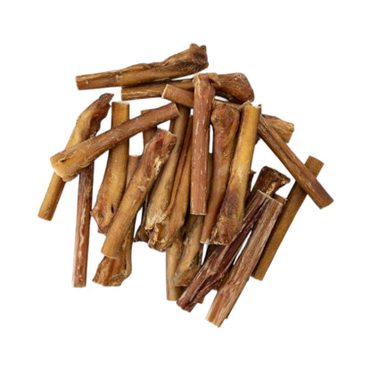 All-natural beef bully sticks dog treats long-lasting 6-inch chews premium healthy snack