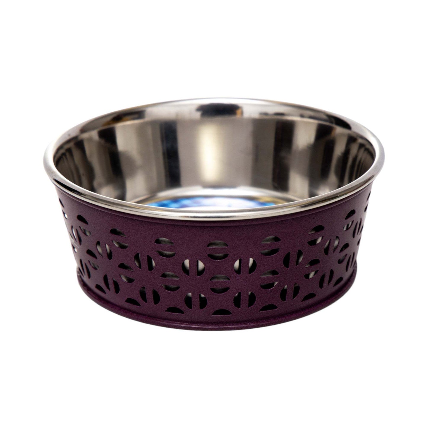 Country Living Set of 2 Stainless Steel Dog Bowls – Farmhouse Style