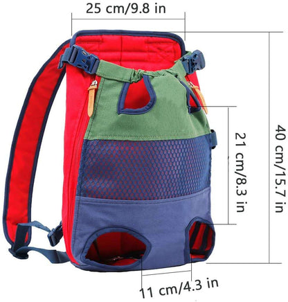 Cat Dog Carrier Backpack - Front-Facing Backpack for Small & Medium Dogs