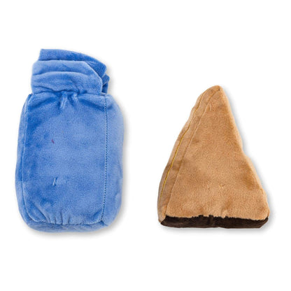 Cake Slice and Milk Midnight Snack Plush Dog Toy Set – Fun Durable Toy