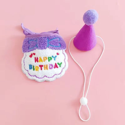 Pet Dog Fashion Special Decoration Bib Hat