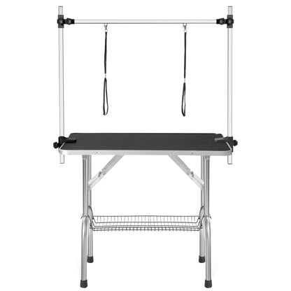 36" Professional Dog Pet Grooming Table Adjustable Heavy Duty Portable w/Arm