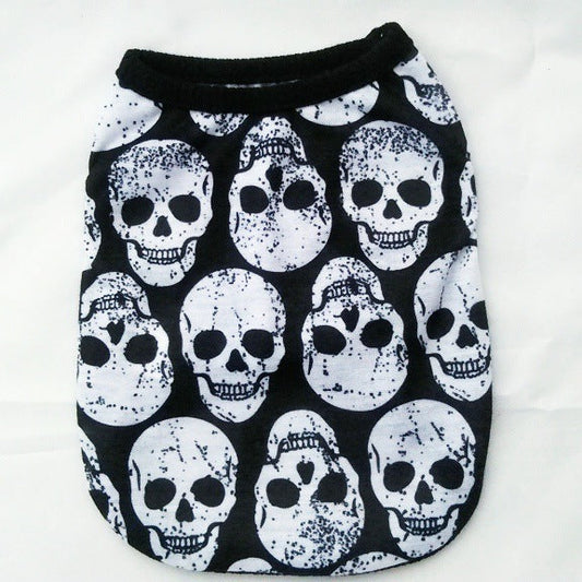Skull Halloween Dog Costume