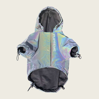 Windproof and Rainproof Stormtrooper Style Dog Raincoat for Large Dogs