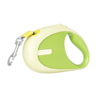 3m green automatic retractable nylon durable pet leash for small dogs and cats