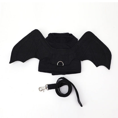 Pet Dog Halloween Wings Cool Black Bat