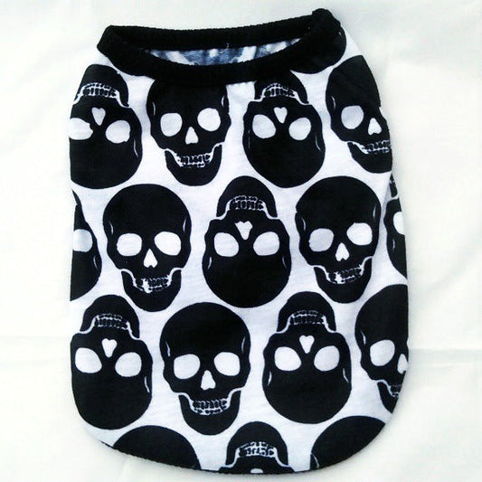 Skull Halloween Dog Costume