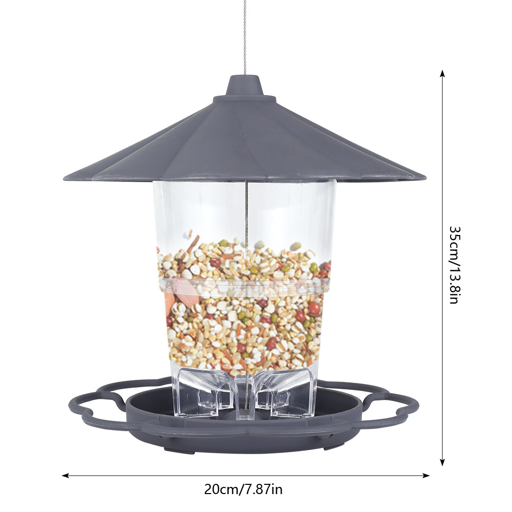 Opvouwbare Wilde Vogels Feeder Opknoping Birdcage Tuin Yard Outdoor Decoratie Met Afneembaar Dak Grote Capaciteit Bowls