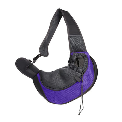 Breathable mesh pet carrier handbag sling for small dogs and cats hands-free shoulder bag
