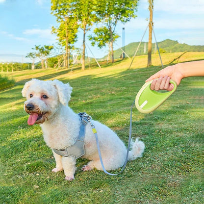 3m green automatic retractable nylon durable pet leash for small dogs and cats