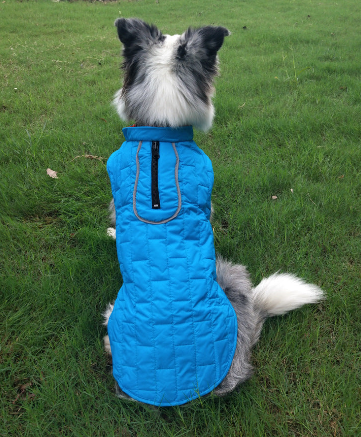 Autumn And Winter Pet Clothes Double Color Checker