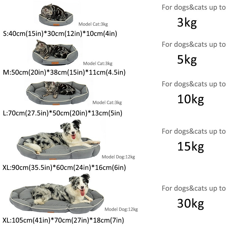 Dog Bed for Medium and Large Dogs | Pet Bed for Shiba Inu Pads