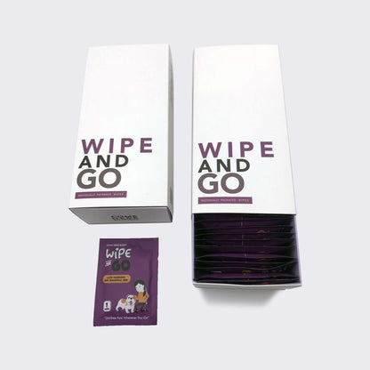 Individually packaged hypoallergenic dog wipes with aloe vera and ginseng extract for safe paw and coat cleaning