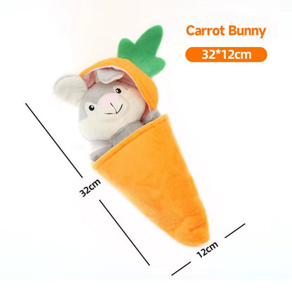 Interactive Squeaky Dog Toys For Puppies - Boredom Buster Chew Toys For Corgi & Small Breeds, Durable Enrichment Sniffing