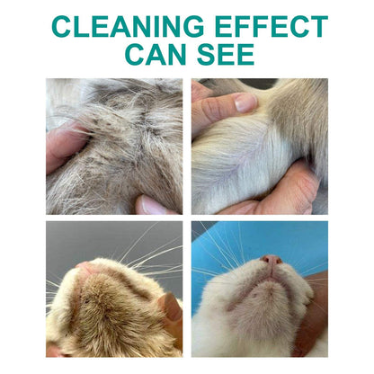 Pet leave-in cleaning gloves for dogs and cats cleaning and deodorizing