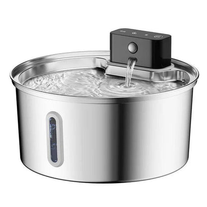 Pet intelligent water dispenser with wireless sensor and 304 stainless steel for cats and dogs