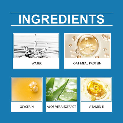 Pet paw cleaner ingredients water oat meal protein glycerin aloe vera extract vitamin E for deep cleaning and moisturizing pet paws