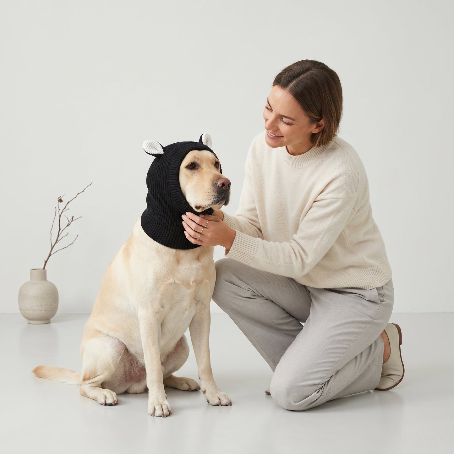 Rabbit Ear Dog Hat