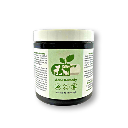 ReNewedPet 4-ALL PETS Acne Remedy organic natural pet acne remedy jar for dogs and cats