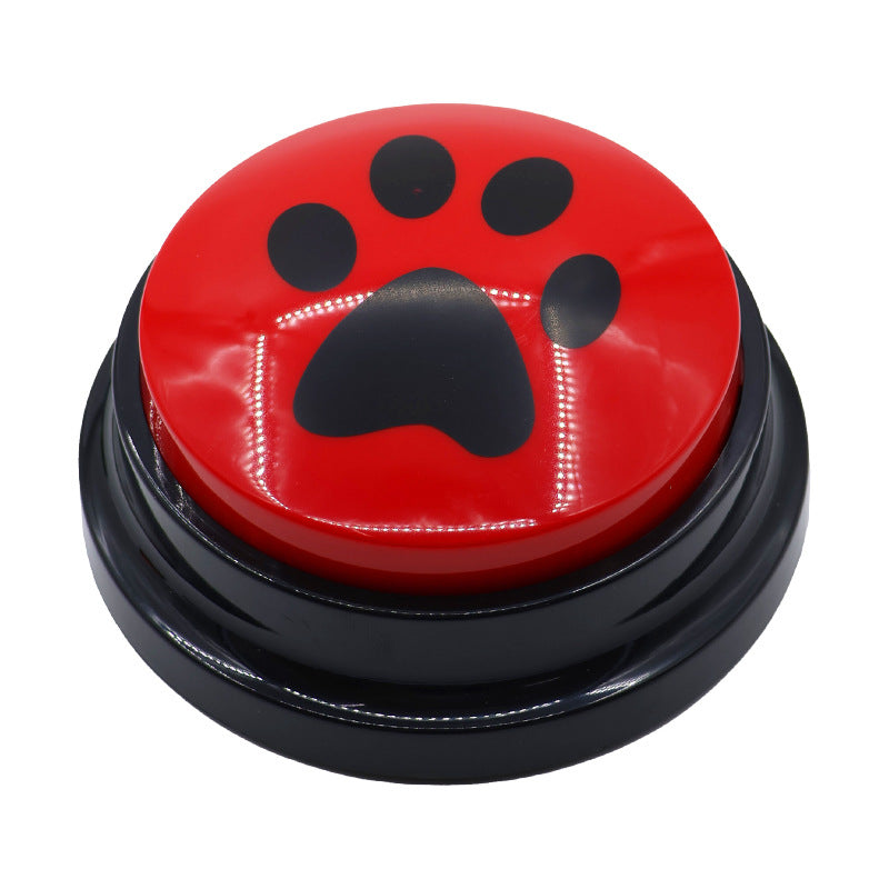 Dog Talking Button Pet Communication Key Sound Maker Cat Bell Toy Supplies Voice Recording Training Device