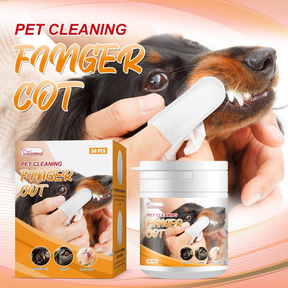 Pet dental gloves for effective pet teeth cleaning and tartar removal