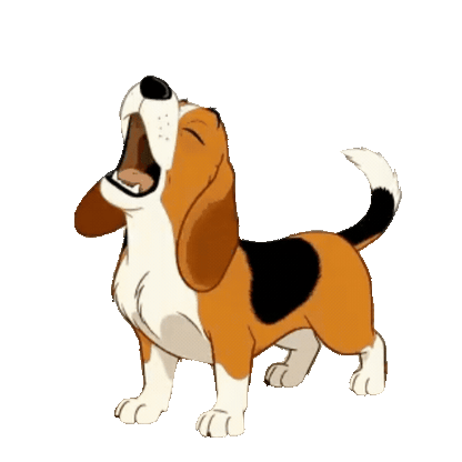 Animated Beagle Sticker Pack — 10 GIF Stickers | Instant Digital Download