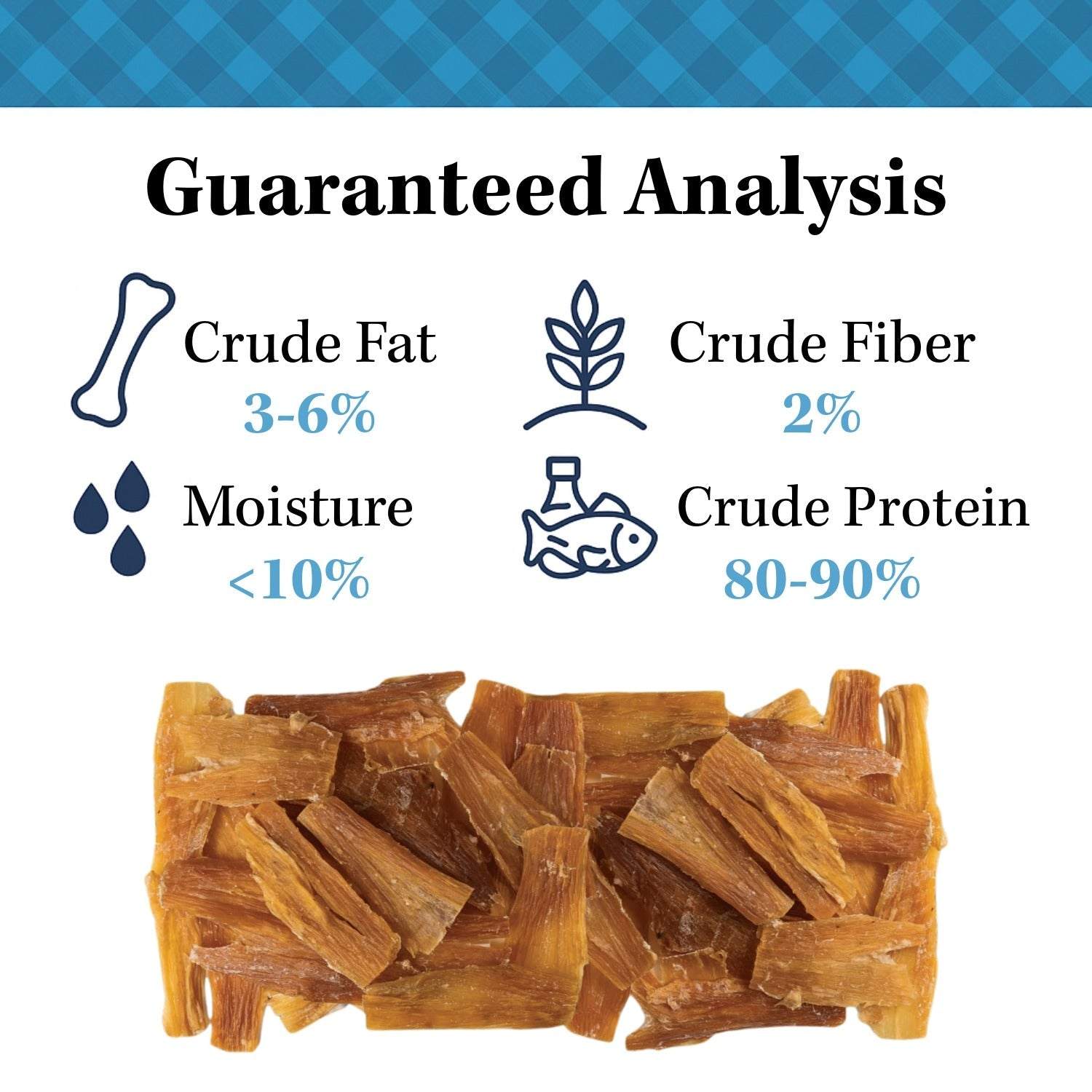 Country Living Beef Backstrap Tendon dog chews, natural high-protein, low-fat, long-lasting dental treats in resealable 5-count bag