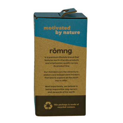 Eco-friendly bio-based dog poop bags in recycled packaging for sustainable pet waste disposal