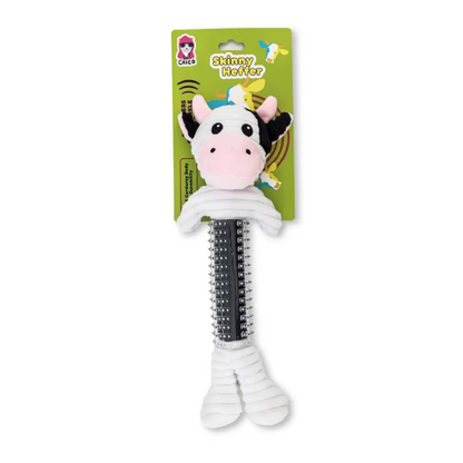 Country Living Thermoplastic Rubber Cow Dog Toy –Durable & Interactive